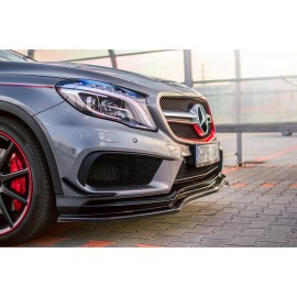 MAXTON LAME DU PARE-CHOCS AVANT / SPLITTER MERCEDES-BENZ GLA 45 AMG SUV (X156) AVANT FACELIFT