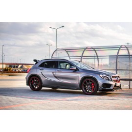 MAXTON LAME DU PARE-CHOCS AVANT / SPLITTER MERCEDES-BENZ GLA 45 AMG SUV (X156) AVANT FACELIFT