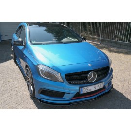 MAXTON LAME DU PARE-CHOCS AVANT / SPLITTER MERCEDES-BENZ W176 AMG-LINE AVANT FACELIFT