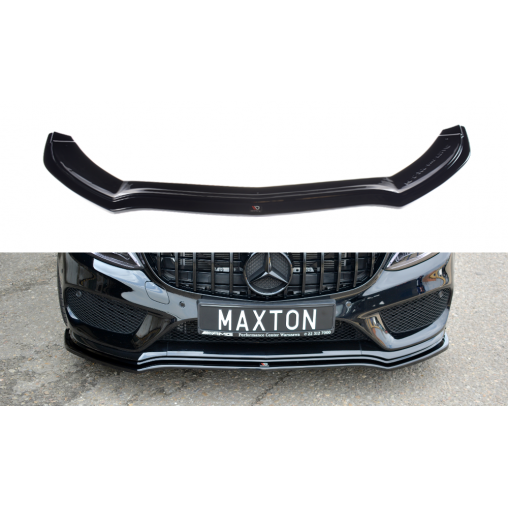 MAXTON LAME DU PARE-CHOCS AVANT / SPLITTER V.1 MERCEDES- BENZ C43 AMG W205 MAXTON LAME DU PARE-CHOCS AVANT / SPLITTER V.1 MERCEDES- BENZ C43 AMG W205