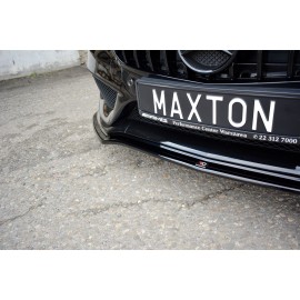 MAXTON LAME DU PARE-CHOCS AVANT / SPLITTER V.1 MERCEDES- BENZ C43 AMG W205