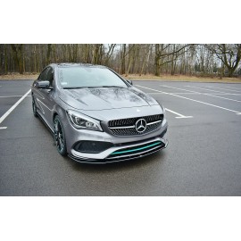 MAXTON LAME DU PARE-CHOCS AVANT / SPLITTER V.1 MERCEDES-BENZ CLA C117 AMG-LINE FACELIFT