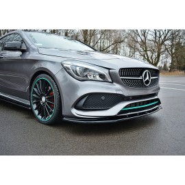 MAXTON LAME DU PARE-CHOCS AVANT / SPLITTER V.1 MERCEDES-BENZ CLA C117 AMG-LINE FACELIFT