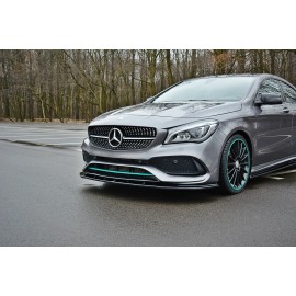 MAXTON LAME DU PARE-CHOCS AVANT / SPLITTER V.1 MERCEDES-BENZ CLA C117 AMG-LINE FACELIFT