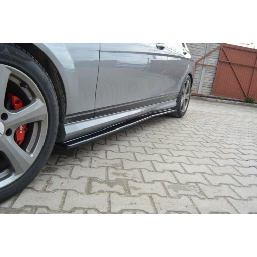MAXTON RAJOUTS DES BAS DE CAISSE POUR Mercedes C W204 AMG-Line (AVANT FACELIFT) MAXTON RAJOUTS DES BAS DE CAISSE POUR Mercedes C W204 AMG-Line (AVANT FACELIFT)