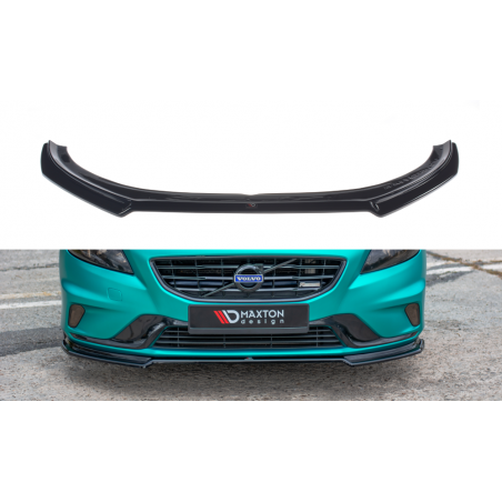 MAXTON LAME DU PARE-CHOCS AVANT / SPLITTER Volvo V40 R-design