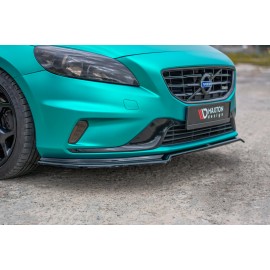 MAXTON LAME DU PARE-CHOCS AVANT / SPLITTER Volvo V40 R-design