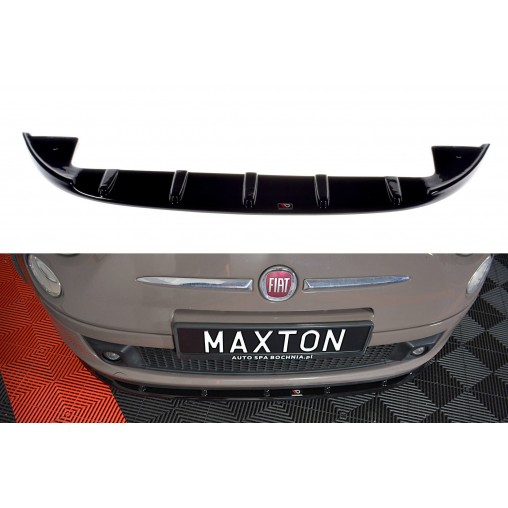 MAXTON LAME DU PARE-CHOCS AVANT V.1 FIAT 500 HATCHBACK AVANT FACELIFT