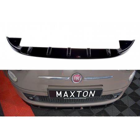 MAXTON LAME DU PARE-CHOCS AVANT V.1 FIAT 500 HATCHBACK AVANT FACELIFT