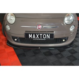 MAXTON LAME DU PARE-CHOCS AVANT V.2 FIAT 500 HATCHBACK AVANT FACELIFT