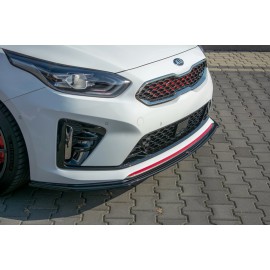 MAXTON Lame du pare-chocs avant / Splitter V.3 Kia ProCeed GT Mk 3