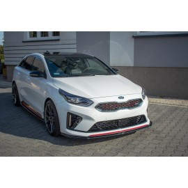 MAXTON Lame du pare-chocs avant / Splitter V.3 Kia ProCeed GT Mk 3