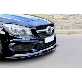 MAXTON LAME DU PARE-CHOCS AVANT v.2 MERCEDES CLA 45 AMG C117 (AVANT FACELIFT)