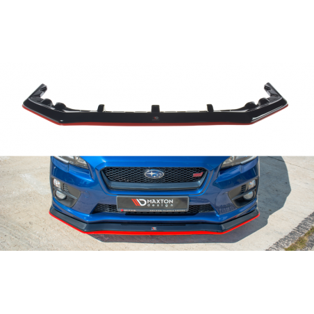 MAXTON LAME DU PARE-CHOCS AVANT / SPLITTER V.3 SUBARU WRX STI