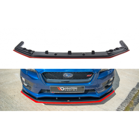 MAXTON LAME DU PARE-CHOCS AVANT / SPLITTER V.4 SUBARU WRX STI