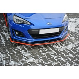 MAXTON LAME DU PARE-CHOCS AVANT / SPLITTER V.4 SUBARU BRZ FACELIFT