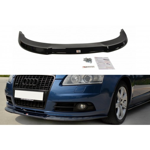MAXTON Lame Du Pare-Chocs Avant Audi A6 S-Line C6 MAXTON Lame Du Pare-Chocs Avant Audi A6 S-Line C6
