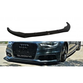 MAXTON Lame Du Pare-Chocs Avant V.1 Audi S6 / A6 S-Line C7