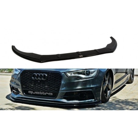 MAXTON Lame Du Pare-Chocs Avant V.1 Audi S6 / A6 S-Line C7