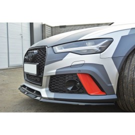 MAXTON Lame Du Pare-Chocs Avant V.2 Audi RS6 C7 / C7 FL MAXTON Lame Du Pare-Chocs Avant V.2 Audi RS6 C7 / C7 FL