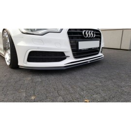 MAXTON Lame Du Pare-Chocs Avant V.2 Audi S6 / A6 S-Line C7 MAXTON Lame Du Pare-Chocs Avant V.2 Audi S6 / A6 S-Line C7