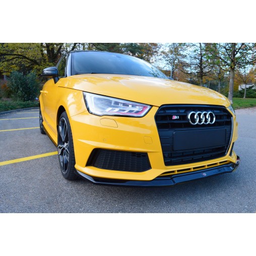 MAXTON Lame Du Pare-Chocs Avant Audi S1 8X MAXTON Lame Du Pare-Chocs Avant Audi S1 8X
