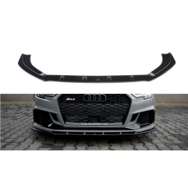 MAXTON Lame Du Pare-Chocs Avant / Splitter V.1 Audi RS3 8V FL Sedan