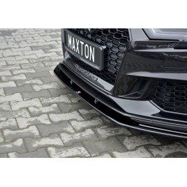 MAXTON Lame Du Pare-Chocs Avant / Splitter V.1 Audi RS3 8V FL Sportback