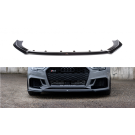 MAXTON Lame Du Pare-Chocs Avant / Splitter V.2 Audi RS3 8V FL Sedan