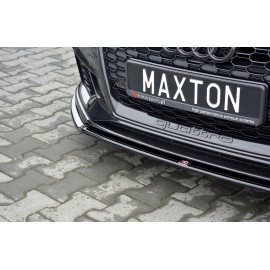 MAXTON Lame Du Pare-Chocs Avant / Splitter V.2 Audi RS3 8V FL Sportback