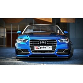 MAXTON Lame Du Pare-Chocs Avant Audi S3 / A3 S-Line 8V Sedan / Cabrio MAXTON Lame Du Pare-Chocs Avant Audi S3 / A3 S-Line 8V Sedan / Cabrio