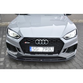 MAXTON Lame Du Pare-Chocs Avant / Splitter V.1 Audi RS5 F5 Coupe / Sportback