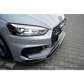 MAXTON Lame Du Pare-Chocs Avant / Splitter V.2 Audi RS5 F5 Coupe / Sportback