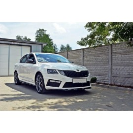 MAXTON LAME DE PARE-CHOCS AVANT v.2 SKODA OCTAVIA III RS PREFACE/FACELIFT