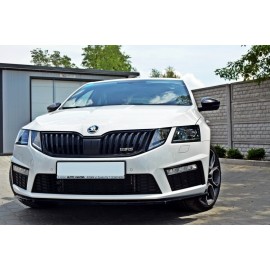 MAXTON LAME DE PARE-CHOCS AVANT v.1 SKODA OCTAVIA III RS FACELIFT