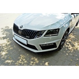 MAXTON LAME DE PARE-CHOCS AVANT v.1 SKODA OCTAVIA III RS FACELIFT