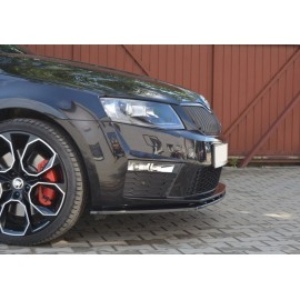 MAXTON LAME DE PARE-CHOCS AVANT v.1 SKODA OCTAVIA III RS FACELIFT