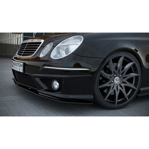 MAXTON LAME DU PARE-CHOCS AVANT MERCEDES E W211 AMG APRES FACELIFT MAXTON LAME DU PARE-CHOCS AVANT MERCEDES E W211 AMG APRES FACELIFT