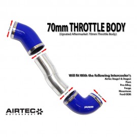 AIRTEC Motorsport 70mm Cold Side Boost Pipe for Mk2 Focus RS