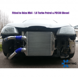 AIRTEC Intercooler Upgrade for Skoda Fabia VRS, SEAT Ibiza Mk4 and VW Polo 1.9 PD130 Diesel