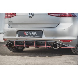 MAXTON Sport Durabilité Central Diffuseur Arriere V.2 VW Golf 7 GTI