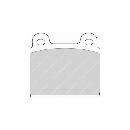 Plaquettes de frein Ferodo DSUNO F-CP11Z