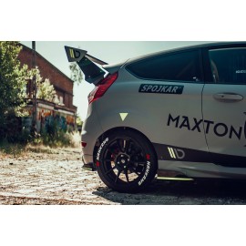 MAXTON Lames De Pare-Chocs Arrière Latérales Ford Fiesta 7 ST Facelift