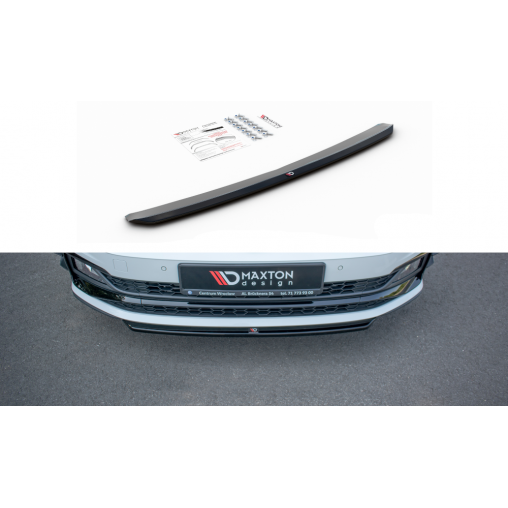 MAXTON Lame Du Pare-Chocs Avant V.4 VW Polo GTI Mk6 MAXTON Lame Du Pare-Chocs Avant V.4 VW Polo GTI Mk6