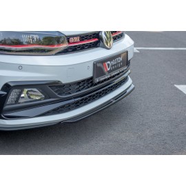 MAXTON Lame Du Pare-Chocs Avant V.4 VW Polo GTI Mk6 MAXTON Lame Du Pare-Chocs Avant V.4 VW Polo GTI Mk6