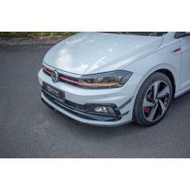MAXTON Lame Du Pare-Chocs Avant V.4 VW Polo GTI Mk6 MAXTON Lame Du Pare-Chocs Avant V.4 VW Polo GTI Mk6