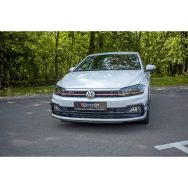 MAXTON Lame Du Pare-Chocs Avant V.4 VW Polo GTI Mk6 MAXTON Lame Du Pare-Chocs Avant V.4 VW Polo GTI Mk6