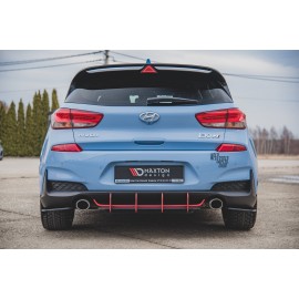 MAXTON Sport Durabilité Lame Du Pare Chocs Arriere Hyundai I30 N Mk3 Hatchback