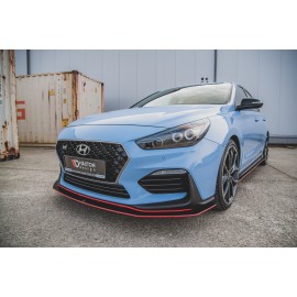 MAXTON Sport Durabilité Lame Du Pare-Chocs Avant Hyundai I30 N Mk3 Hatchback / Fastback