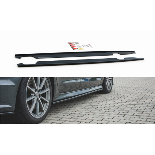 MAXTON Dokładki Progów Audi S6 / A6 S-Line C7 FL MAXTON Dokładki Progów Audi S6 / A6 S-Line C7 FL
